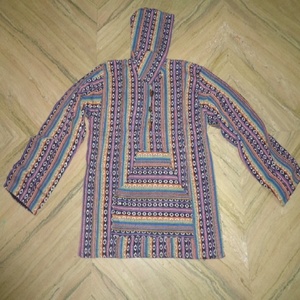 เสื้อแจ็คเก็ตฤดูหนาวมีฮู้ด ย้อมสีด้วยเส้นด้ายฝ้าย 100% จากอินเดีย - Product Image 2