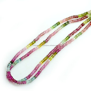 Vente en gros de perles de pierres précieuses rondes en quartz tourmaliné noir Perles de pierre 5-6mm - Product Image 5