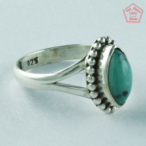 Anillos Plata 925 Piedra Turquesa - Product Image 1