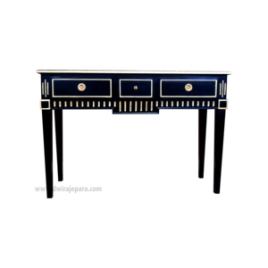 Console de meuble intérieure en acajou, 3 tiroirs, mobilier de salon, indonésie - Product Image 2