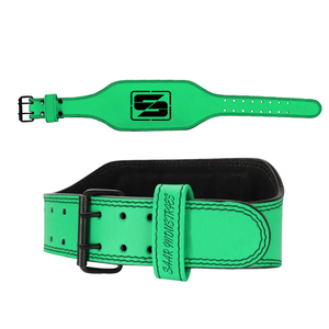 เข็มขัดหนังวัวแท้สำหรับออกกำลังกายเข็มขัดออกกำลังกายแบบยกน้ำหนักพิมพ์โลโก้ได้ตามต้องการ - Product Image 2