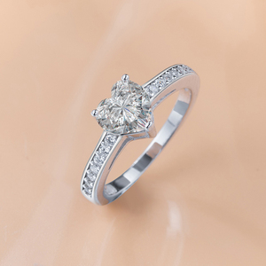 Cincin Perak Desain Fashion Terlaris Grosir, Cincin Pernikahan Zirkon Mewah Ringan untuk Wanita - Product Image 5