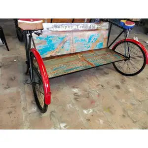 Sofa Desain Sepeda Vintage Mobil Industri