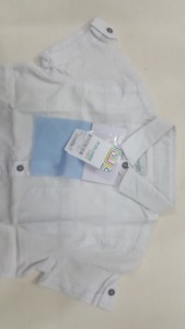 Camisas Escolares Nuevas para Niños, Manga Corta, 100% Algodón, Ecológicas, Estilo Casual Elegante, Teñidas, Anti-Pilling, Edad 4-14 Años, Corte Regular - Product Image 2