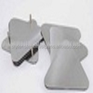 Ensemble de sous-verres personnalisés Ensemble de sous-verres triangulaires 6 pièces avec support Ensemble de sous-verres en acier inoxydable Acier inoxydable - Product Image 3