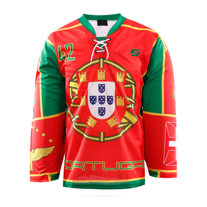 Maillot de hockey sur glace personnalisé pour homme fabriqué au Pakistan avec un design personnalisé et le nom de l'équipe - Product Image 4