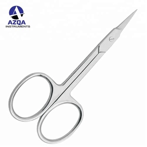 Mini ciseaux multifonctions en acier inoxydable pour ongles et cuticules, lame incurvée en forme de flèche pour manucure et pédicure des doigts et des orteils - Product Image 5