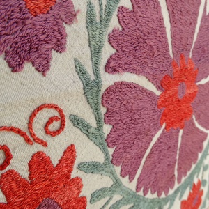 Commercio all'ingrosso Epoca Fatti A Mano <span class=keywords><strong>Arazzo</strong></span> <span class=keywords><strong>Da</strong></span> <span class=keywords><strong>Parete</strong></span>, Ricamato A Mano Bella Suzani di Tiro, Doppia Con Letti Singoli Dimensione di Cotone Indiano Copriletto. - Product Image 3