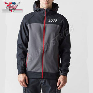 ซอฟท์เธอจะแจ็คเก็ตต่ำ MOQ ขายส่งราคาผู้ชายส่วนใหญ่ขายโลโก้ที่กำหนดเอง,ฉลากหมวกแจ็คเก็ตซอฟต์เชลล์ - Product Image 1