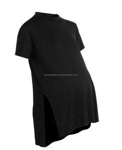 T-shirt de sport pour femmes de haute qualité Logo personnalisé col rond et manches courtes haut solide junior grande taille coton matériel - Product Image 4