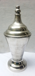 Boîte métallique décorative de luxe, pot en argent/licorne de cendré pour la maison, décoration de salon à vendre - Product Image 6