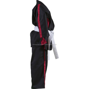SHEMAX 2024 OEM TOP QUALITY HOT SELLING Top Quality Hot Selling Custom Wholesale Martial Arts Suit en noir/rouge - Product Image 2