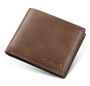 Cartera de cuero para hombre Cartera de cuero genuino 100% - Product Image 4