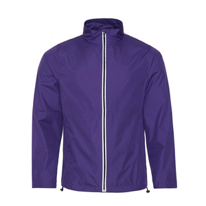 Chaqueta a prueba de viento para golf de carcasa suave de manga larga con estampado de talla grande para hombre, primavera impermeable ligera - Product Image 2