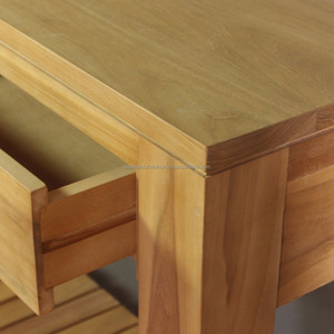 Console en bois teck de haute qualité, avec tiroir de l'usine de meubles indonésiens - Product Image 3