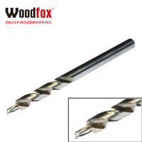Woodfox WF-MP2HK Kit de plantilla de acero para agujeros ocultos de dos orificios con abrazadera C magnética superior y lateral, operado manualmente, profundidad ajustable para 1/2 pulgada