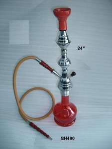 Cachimba de Vidrio de Colores en Negro con Piezas de Metal y Cerámica en Negro, Cachimba de Metal y Vidrio, Artesanía en Metal - Product Image 6