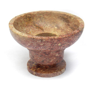 Pot à encens en pierre naturelle, pot à encens en pierre de savon, porte-bougie, chauffe-cire, pot multifonction, pot à bâtonnets d'encens, pot à fumée - Product Image 2