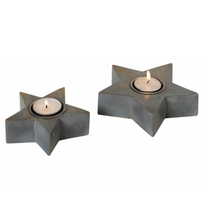 Soporte de luz de té de estrella de Metal galvanizado - Product Image 1