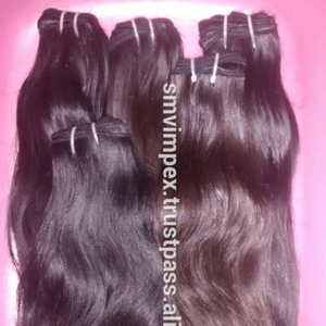 Meilleure vente de cheveux chauds indiens 6A. 100% cheveux humains non traités d'Inde. cheveux humains bruts de temple - Product Image 6