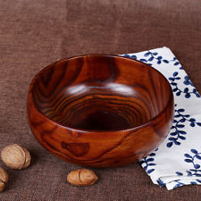 Cuenco de madera de acacia para servir frutas o ensaladas Nuevo diseño Cuenco de forma redonda de madera maciza personalizado - Product Image 4