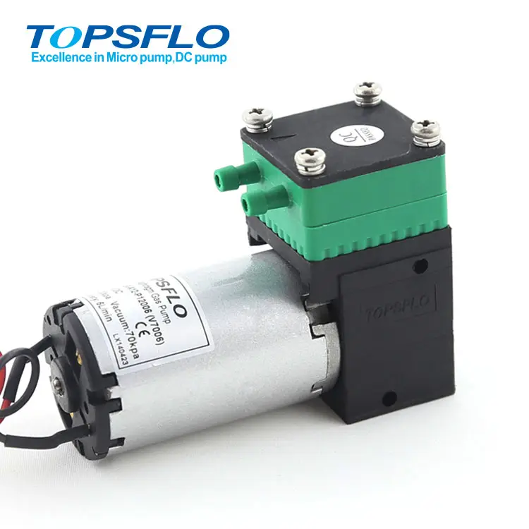 TOPSFLO Micro compressore a vuoto Air DC Brush 6V 12V 24V Mini pompa ad aria 12v pompa ad aria