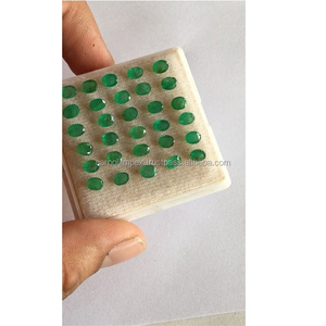 Piedra preciosa Esmeralda suelta certificada IGI de alta calidad Natural 5,0*4,0 MM corte ovalado excelente brillo y excelente pulido - Product Image 5