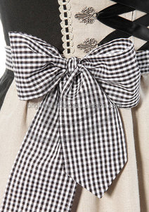 กางเกงยีนส์เดรส Dirndl เยอรมันสำหรับผู้หญิง,สำหรับงานเทศกาลวันฮาโลวีนบาวาเรีย Oktoberfest (บาวาเรีย Dirndls) ลำลองมินิ PK - Product Image 3