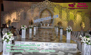 แผงหนังแต่งเป็นกระจุกสำหรับงานแต่งงานแบบเอเชียโซฟาสองที่นั่งพร้อมแผงการต้อนรับชุดเวทีสำหรับชาวแคนาดาตกแต่งงานแต่งงาน - Product Image 2