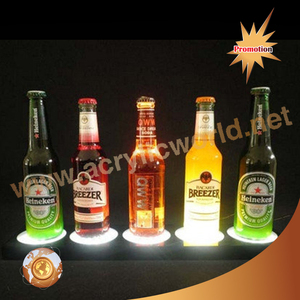 Soporte led para vino, estante acrílico para botellas de vino, Mostrador de exhibición de vino - Product Image 3