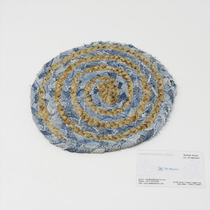 1 pièce napperon de mariage en Jute, tapis de Table pour hôtel, maison, tressé à la main, dessous de verres ronds, vente en gros - Product Image 1