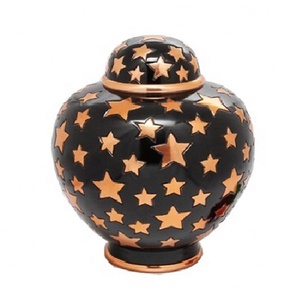 URNA DE CREMACIÓN AMERICANA PARA CENIZAS HUMANAS, URNA DE CENIZAS DECORATIVA DE METAL - Product Image 1