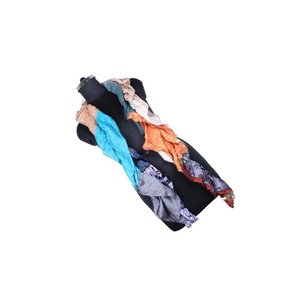 Echarpes volantes en soie de style vintage Etole Design tendance pour filles SC0408 Echarpes volantes en soie Sari Patches Echarpe - Product Image 1