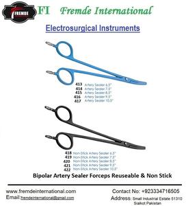 Pinzas de sellado de vasos bipolares reutilizables de acero inoxidable de alta calidad - Product Image 2