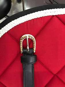 Cinturón de Cuero de Lujo para Mujer con Hebilla de Diamantes, Accesorio de Moda Ecuestre Occidental Elegante - Product Image 4