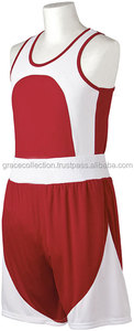 Juego de boxeo de poliéster de alta calidad, uniforme de boxeo, pantalones cortos, Kit de chaleco, barato - Product Image 2