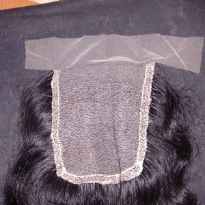 Cheveux humains naturels en vrac et fermetures de cheveux d'Inde. Fermetures en dentelle transparente de bonne qualité, cheveux bruts indiens de Chennai. - Product Image 1