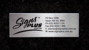 Placa de logotipo de etiqueta de nombre artesanal de Metal grabado para exhibición de mesa de negocios marco de soporte de etiqueta de nombre de licencia para oficina - Product Image 3