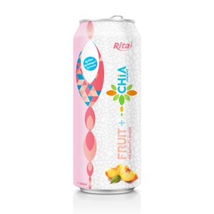 Bebida en Lata de 500 ml con Sabor a Aloe Vera y Durazno, Bebida de Semillas de Chía, Alta Calidad, Servicio OEM ODM, Empresa de Vietnam - Product Image 4