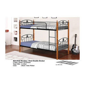Antiguo de madera de Metal Domica KD-5518 doble Decker cama de Malasia - Product Image 1