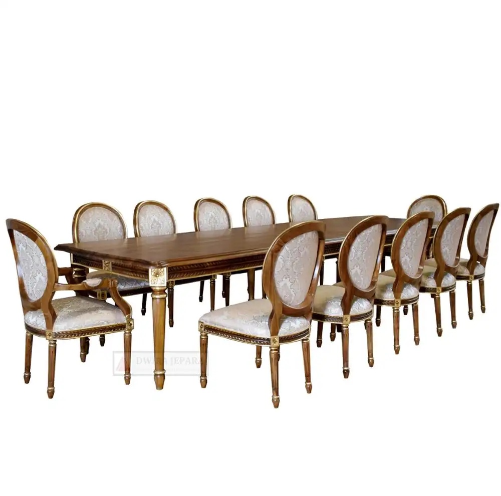 Meubels Luxe Eettafel Set 12 Stoelen