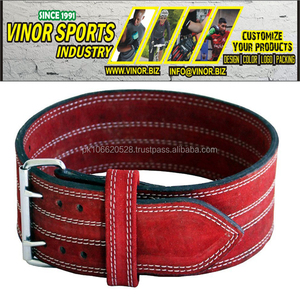 Levantamiento de pesas palanca de elevación ajustable cuero logotipo personalizado gimnasio cinturón para hombres venta al por mayor levantamiento de pesas cinturón de levantamiento de pesas - Product Image 2