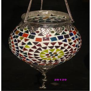 ที่กําหนดเองขายส่งการออกแบบที่ไม่ซ้ํากันโบราณตกแต่ง Tealight สัญญากระจกและโลหะ - Product Image 2