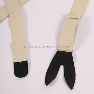 Nouveau Designer Service 100% Toile & Cuir Camouflage Taille Réglable Reproduction Civile Bretelles - Product Image 6