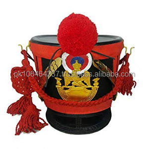 Différents OEM Service Design Élégant Hommes Porter En Gros Côté Grenadier Shako Régiment Chapeaux - Product Image 1