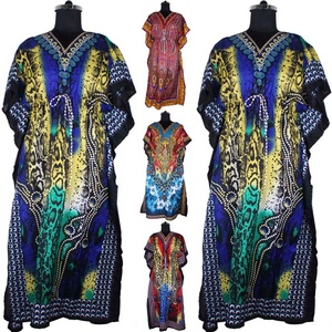 Printed Beach Wear Long <b>Kaftan</b> - Product Image 2