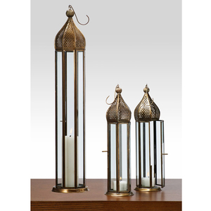 Farol de Hierro y Vidrio Marroquí Hecho a Mano - Product Image 6