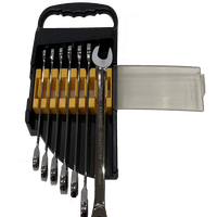 Llaves de Trinquete de Doble Extremo Cromadas de Aleación, Métricas, para Reparación de Automóviles, Herramienta de Bricolaje, Personalizables, con Soporte OEM, Certificación DIN