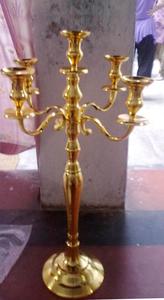 Candelabros hechos a mano de aluminio blanco para decoración de Bodas/fiestas: emocionante adición a su evento - Product Image 6