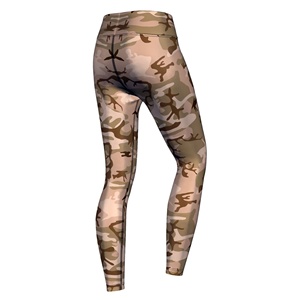 Leggings de yoga ajustés imprimés à l'écran en soie sur mesure, vêtements de sport sexy modernes pour femmes, entraînement, course à pied, mode sportive - Product Image 3